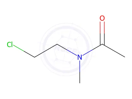 Chemical structure of Acetamide, N-(2-chloroethyl)-N-methyl-