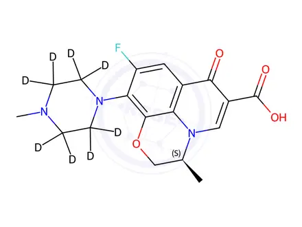 Chemical structure of Levofloxacin-[D8]