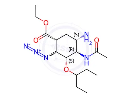 Chemical structure of Oseltamivir Phosphate Impurity 214