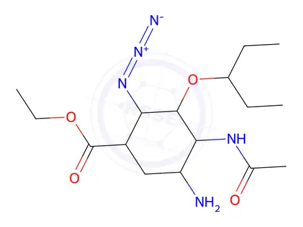 Chemical structure of Oseltamivir impurity 296