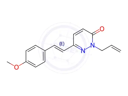 Chemical structure of 2-ALLYL-6-(4-METHOXYSTYRYL)-3(2H)-PYRIDAZINONE