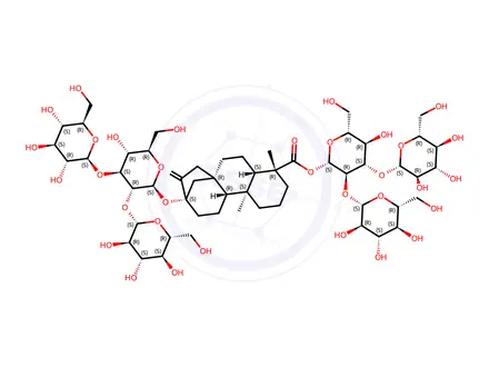 Chemical structure of Rebaudioside M