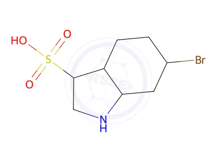 Chemical structure of 6-bromo-1H-indole-3-sulfonic acid
