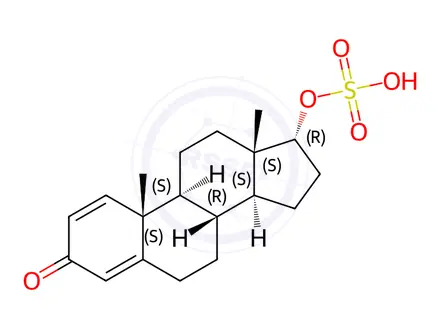 Chemical structure of Boldenone 17-Sulfate