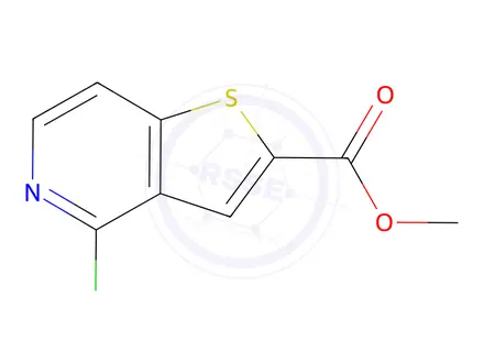 Chemical structure of Methyl 4-chlorothieno[3,2-c]pyridine-2-carboxylate