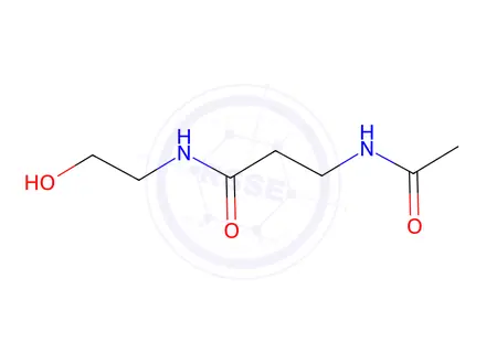 Chemical structure of 3-Acetamido-n-(2-hydroxyethyl)propanamide