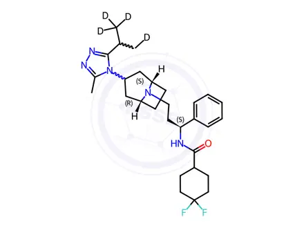 Chemical structure of Maraviroc-d6