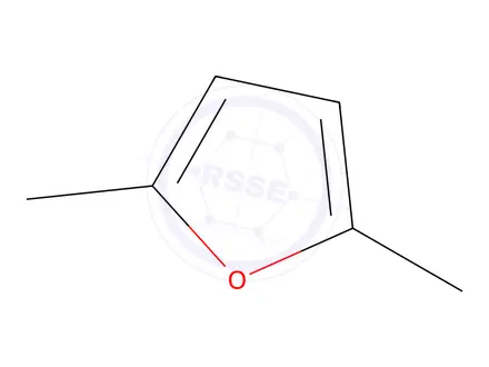 Chemical structure of 2,5-Dimethylfuran