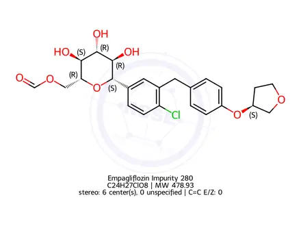 Chemical structure of Empagliflozin Impurity 754