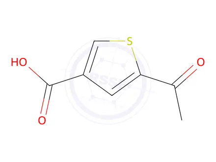Chemical structure of 5-acetylthiophene-3-carboxylic acid