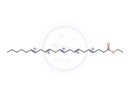 Chemical structure of Ethyl cis-4,7,10,13,16-Docosapentaenoate(95%)(C22:5)