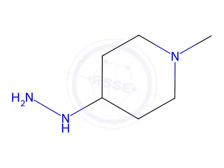 Chemical structure of 4-Hydrazino-1-methylpiperidine