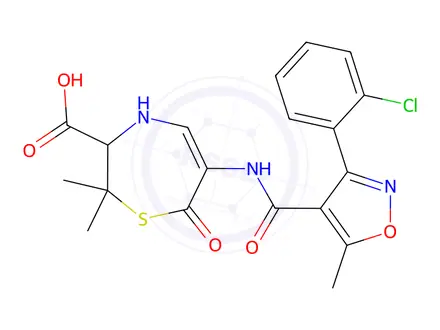 Chemical structure of Cloxacillin Impurity 37