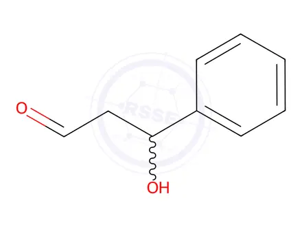 Chemical structure of 3-hydroxy-3-phenylpropanal