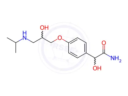 Chemical structure of 2-Hydroxy Atenolol