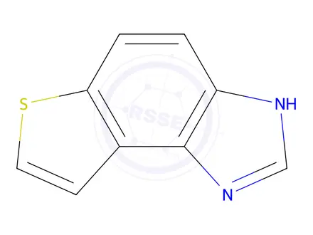 Chemical structure of 1H-Thieno[3,2-e]benzimidazole(8CI,9CI)