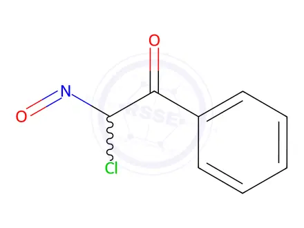 Chemical structure of Ethanone, 2-chloro-2-nitroso-1-phenyl-(9CI)