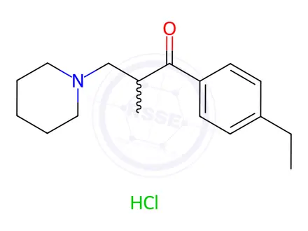 Chemical structure of Eperisone hydrochloride