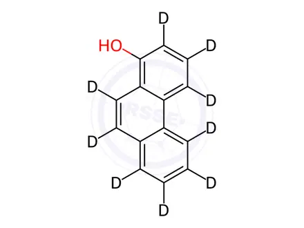 Chemical structure of 1-Phenanthrol-d9