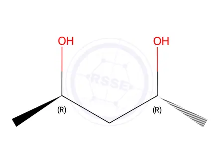 Chemical structure of (2R,4R)-(-)-2,4-pentanediol