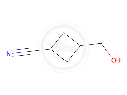 Chemical structure of 3-(Hydroxymethyl)cyclobutane-1-carbonitrile