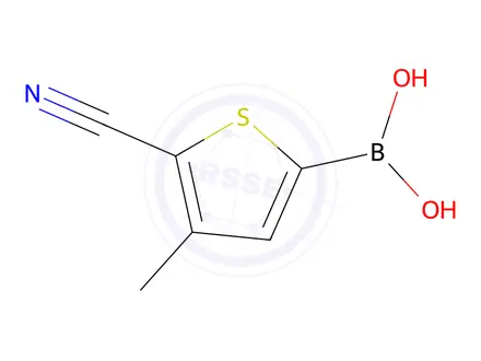 Chemical structure of (5-Cyano-4-methylthiophen-2-yl)boronic acid