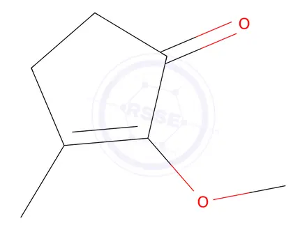 Chemical structure of 2-methoxy-3-methylcyclopent-2-en-1-one
