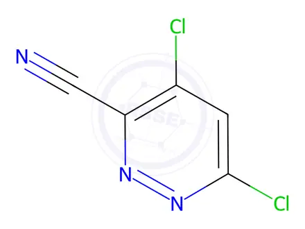 Chemical structure of 4,6-Dichloro-3-pyridazinecarbonitrile