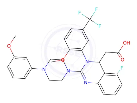 Chemical structure of Letermovir Impurity 10