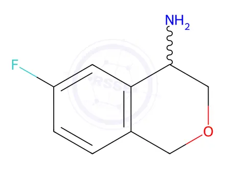 Chemical structure of 6-fluoroisochroman-4-amine