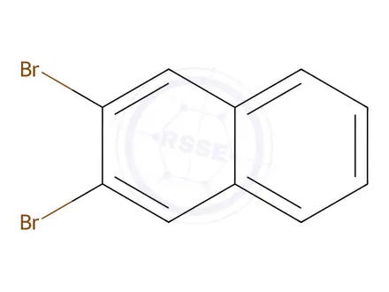 Chemical structure of 2,3-Dibromonaphthalene