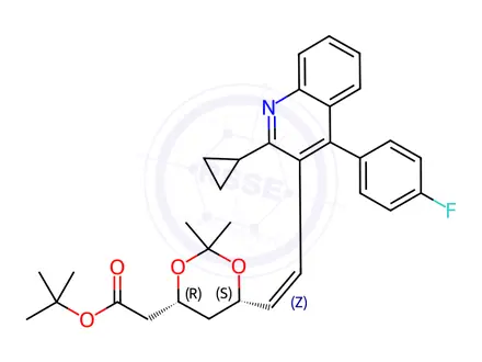 Chemical structure of Pitavastatin Impurity 167