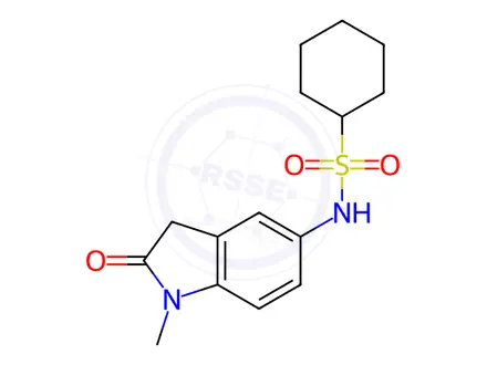 Chemical structure of N-(1-Methyl-2-oxoindolin-5-yl)cyclohexanesulfonamide