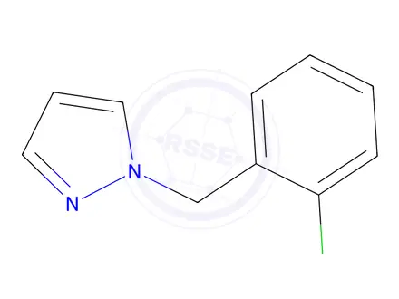 Chemical structure of 1-[(2-chlorophenyl)methyl]-1H-pyrazole