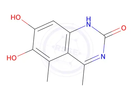 Chemical structure of 4,5-Dimethylquinazoline-2,6,7-triol