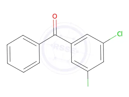 Chemical structure of 3,5-Dichlorobenzophenone