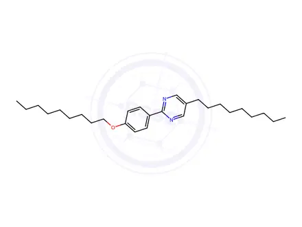 Chemical structure of 5-Nonyl-2-(4-(nonyloxy)phenyl)pyrimidine