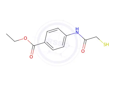 Chemical structure of Ethyl 4-[(mercaptoacetyl)amino]benzoate