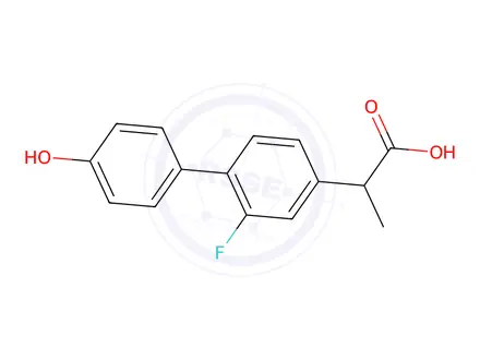 Chemical structure of 4'-Hydroxy Flurbiprofen