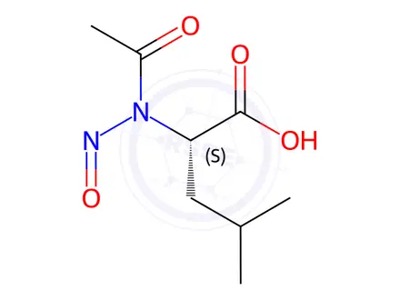 Chemical structure of Apremilast Impurity 165 (N-Nitroso-N-Acetyl-L-leucine)