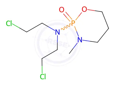 Chemical structure of Cyclophosphamide EP Impurity B