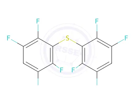 Chemical structure of Bis(2,3,5,6-tetrafluorophenyl)sulfide