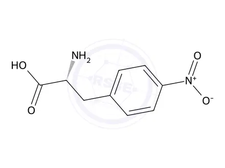 Chemical structure of H-p-Nitro-D-Phe-OH