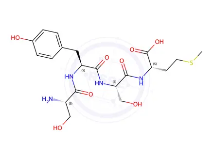 Chemical structure of ACTH (1-4)