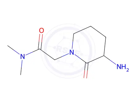 Chemical structure of 2-(3-Amino-2-oxopiperidin-1-yl)-n,n-dimethylacetamide