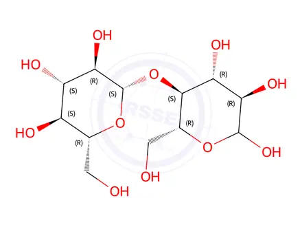 Chemical structure of D-(+)-Cellobiose