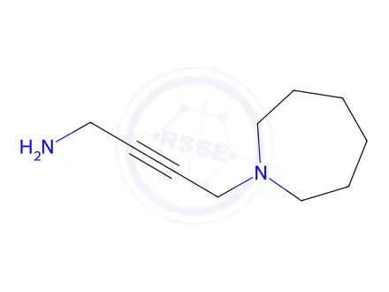 Chemical structure of 4-(azepan-1-yl)but-2-yn-1-amine