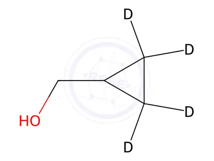 Chemical structure of Cyclopropylmethanol-d4