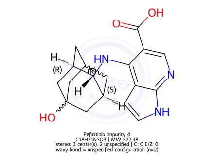 Chemical structure of Peficitinib Impurity 28