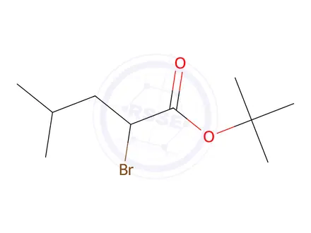 Chemical structure of tert-Butyl 2-Bromo-4-methylpentanoate